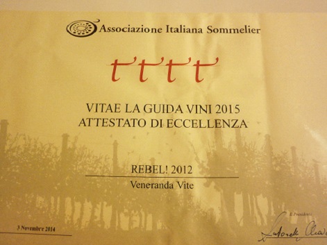Eccellenza Guida VITAE 2015